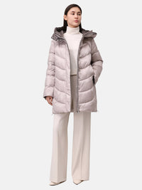 125500-206 Damen Daunejacke mit Kapuze