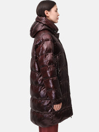 126400-206-620 Damenmantel mit Kapuze