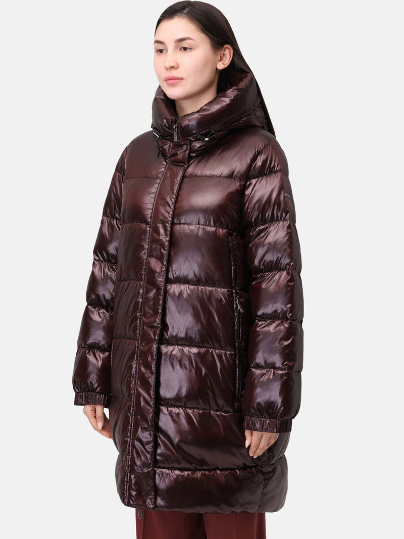 126400-206-620 Damenmantel mit Kapuze