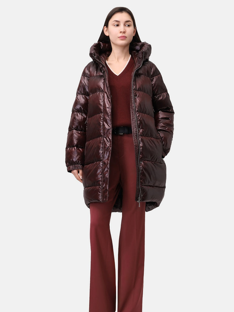 126400-206-620 Damenmantel mit Kapuze