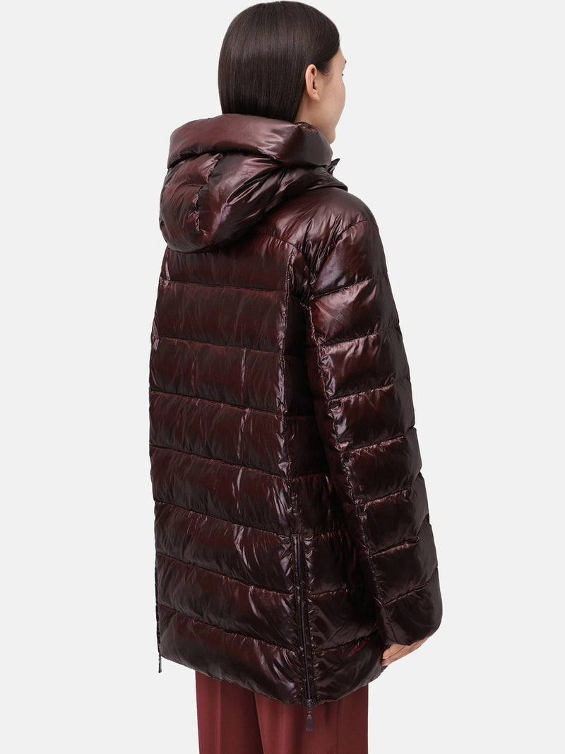 320900-206-620 Damen Steppjacke in modische bordeaux Farbe