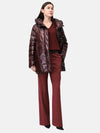 320900-206-620 Damen Steppjacke in modische bordeaux Farbe