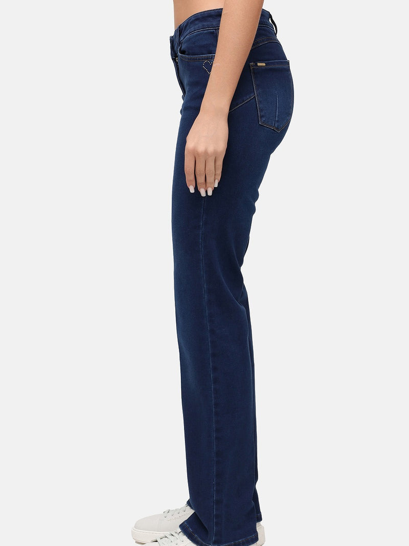 885600-140-891 5-Pocket-Jeans aus warmen Luxus- Stretch-Denim Push Up