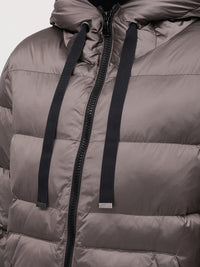 321000-206-770 Damen Steppjacke mit Kapuze
