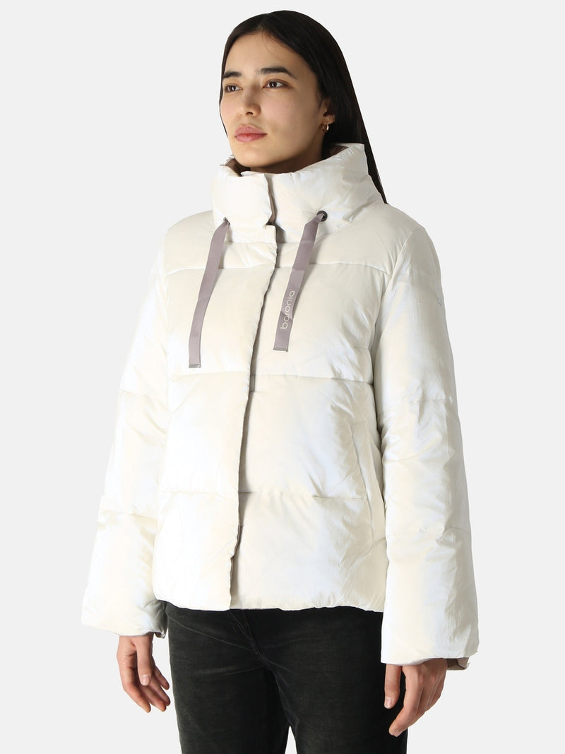 378500-98-206-130 Schicke kurze Steppjacke in Weiss