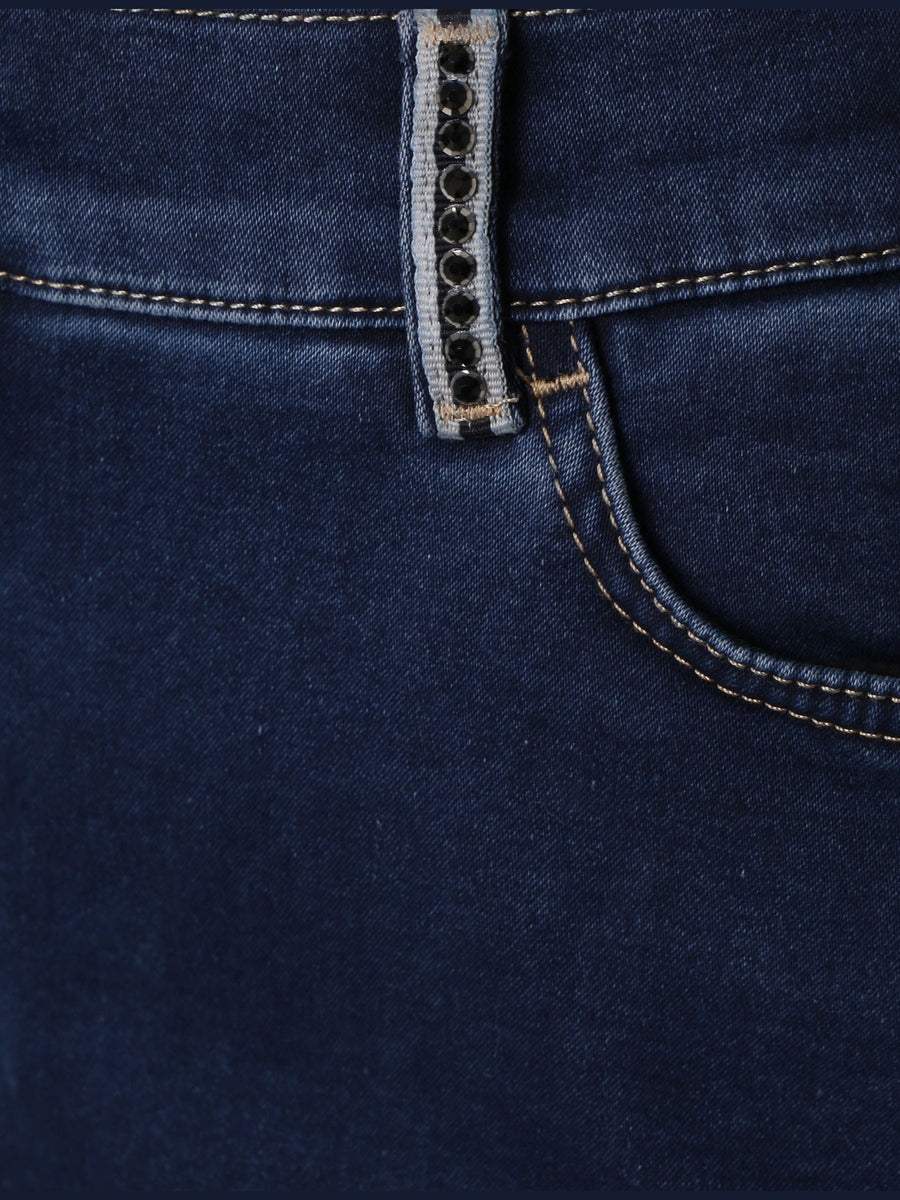 837900-140-889- Lea - Damen Jeans aus warmen Luxus- Stretch-Denim