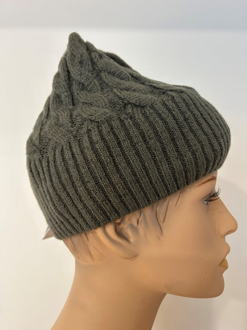 25 W I 91 - Strickmütze mit Rippstruktur