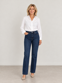 897000-135-88 Damenjeans in Dunkelblau – Klassisch & Bequem