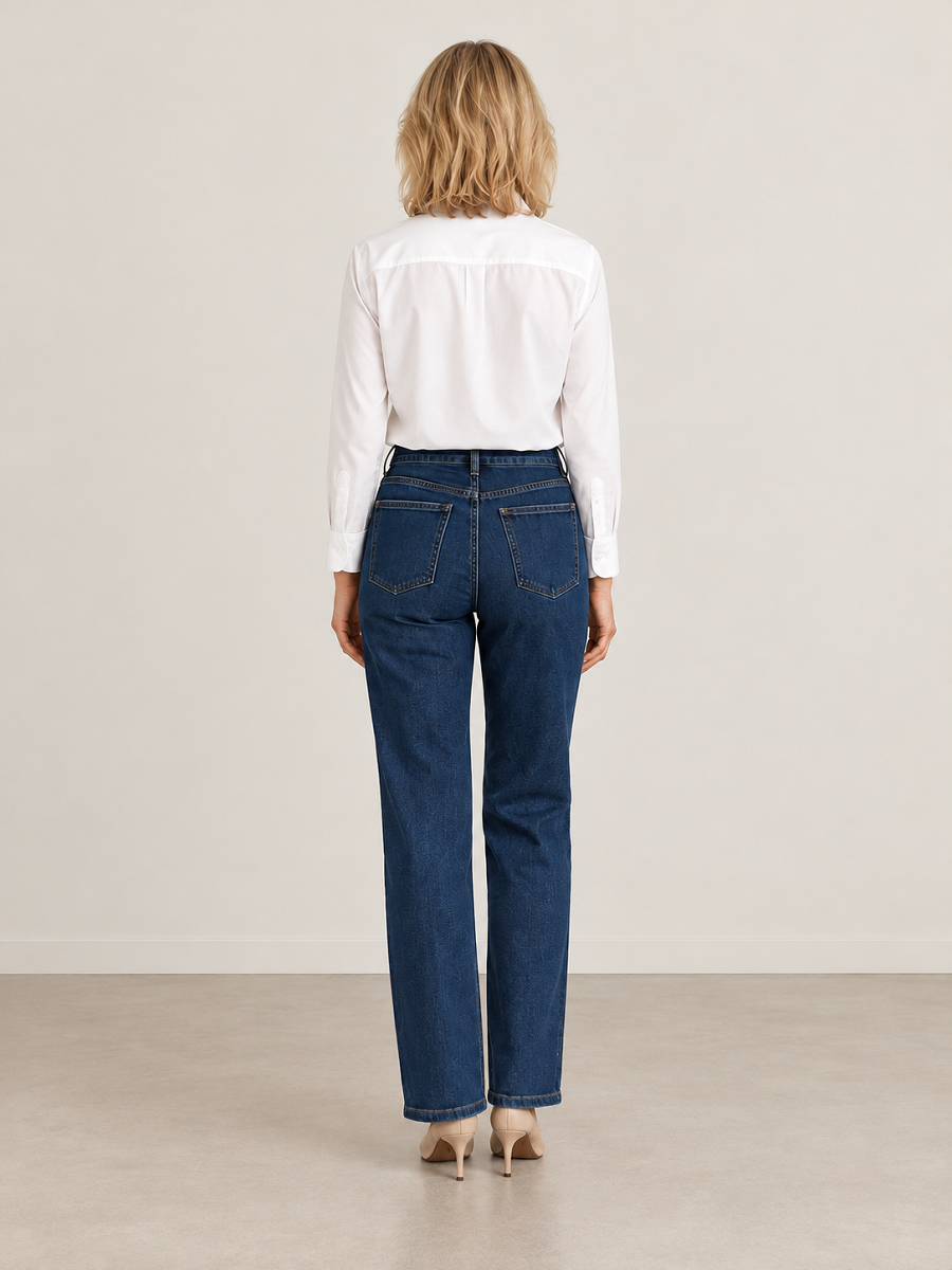 897000-135-88 Damenjeans in Dunkelblau – Klassisch & Bequem