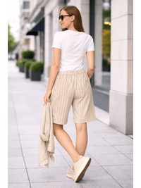 885100-539-2 Iris Bermuda-Shorts aus Leinen