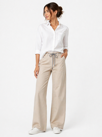 895400-468-23 Damenhose Hilary mit weitem Bein & Kordelzug