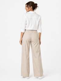 895400-468-23 Damenhose Hilary mit weitem Bein & Kordelzug
