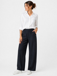 894700-463-99 Damen Wide Leg Hose Rene mit elastischem Bund