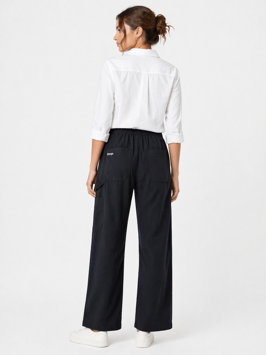 894700-463-99 Damen Wide Leg Hose Rene mit elastischem Bund