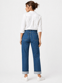 892000-129-4-88 Damenjeans Helen  mit Umschlag – modern & vielseitig