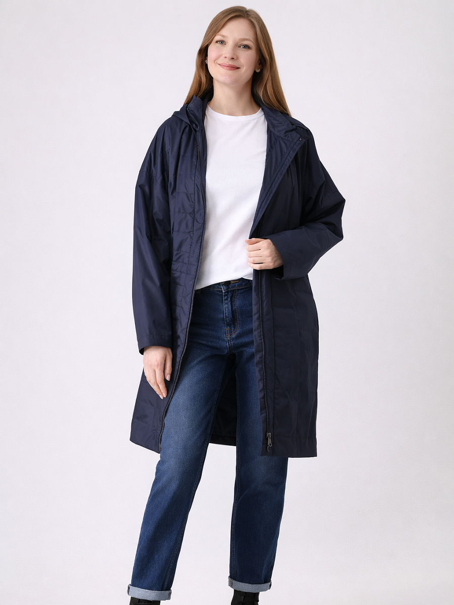 173400-118-98-850 Übergangsmantel  in blau
