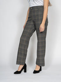 843700-392-8 Damen Business karierte Hose