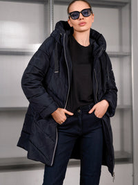 124600-238-800 Damenjacke mit Kapuze in navy