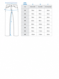 897000-135-88 Damenjeans in Dunkelblau – Klassisch & Bequem