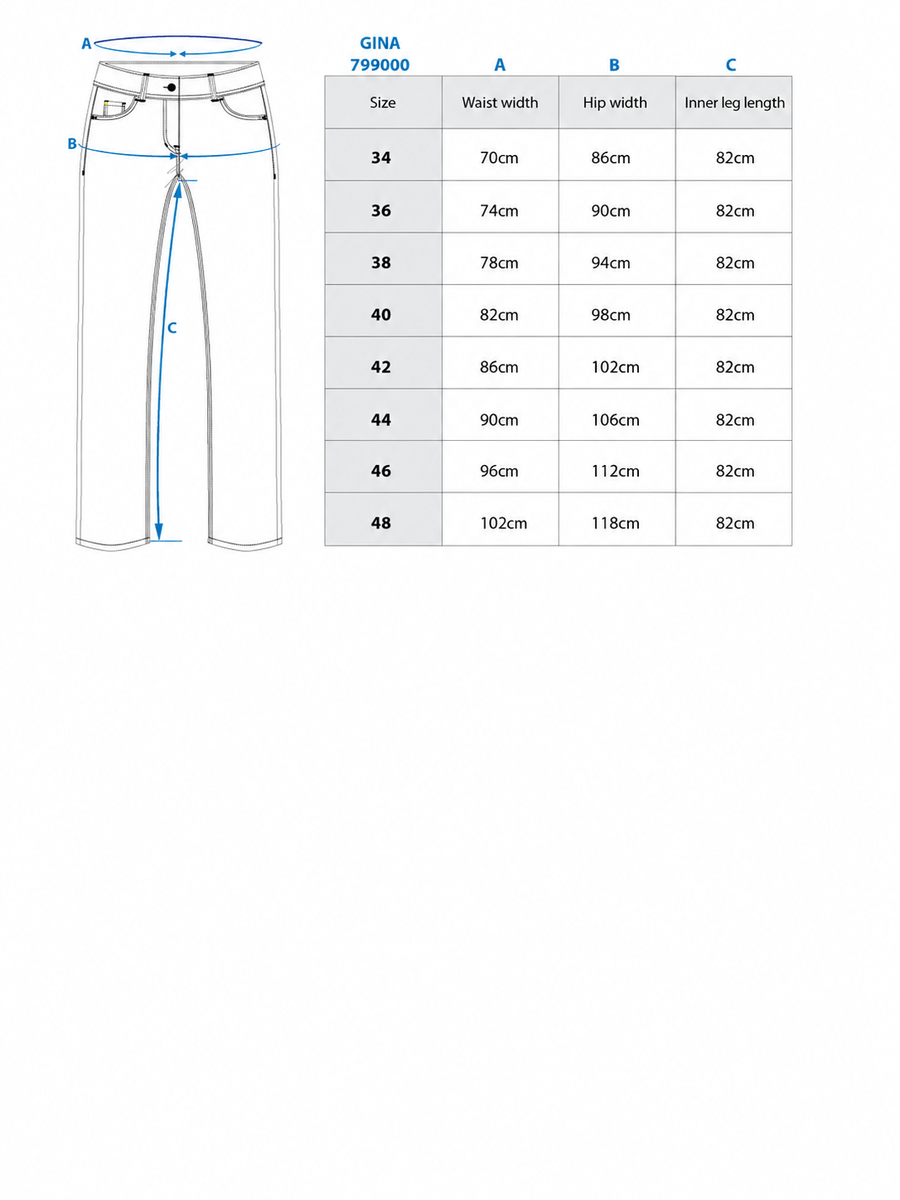 897000-135-88 Damenjeans in Dunkelblau – Klassisch & Bequem