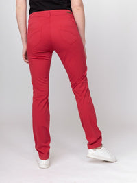 704-715-62 5 Pocket Jeans mit Push-up Effekt in rot