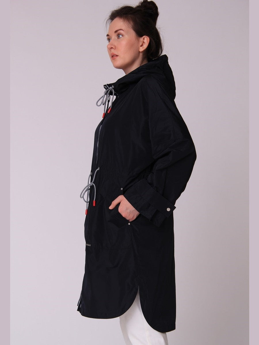 125100-238-800 Leichter Damen Parka in Farbe navy