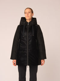 320200-238-900 Steppjacke kombiniert mit feiner Cord-Optik.