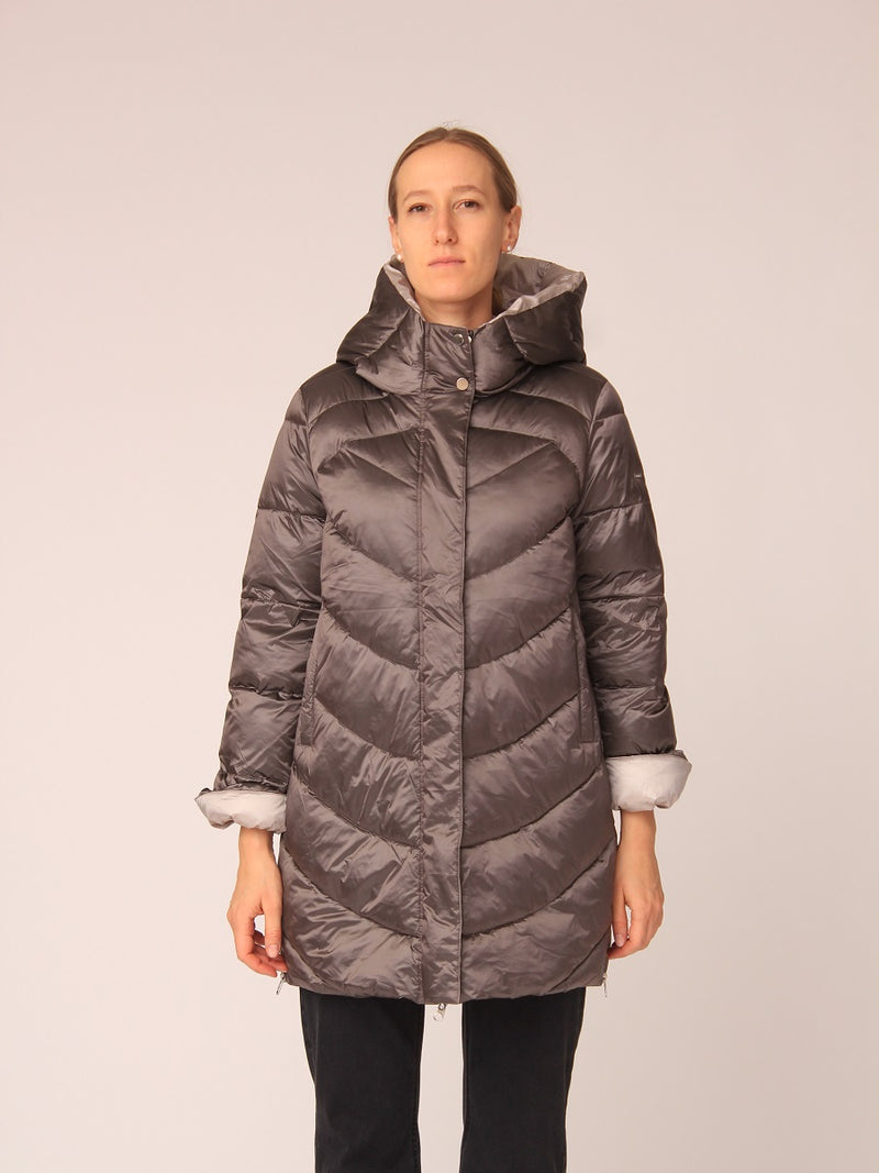 125500-206 Damen Daunejacke mit Kapuze