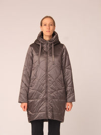 126500-206 Damenmantel mit Phantasie-Stepp