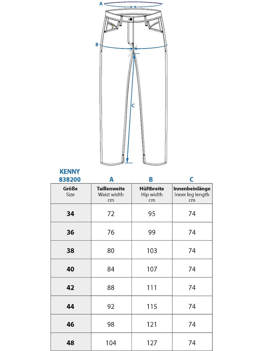 895800-171-891 Kenny Damen Mom-Fit Jeans in Dunkelblau mit Innenschlitzen