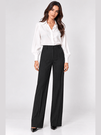 890900-538-9 Elegante Jersey-Hose mit feinen Nadelstreifen