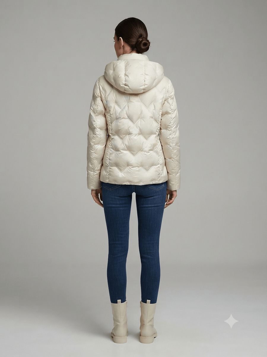 3627 Parsee -Modernes Stepp-Design Jacke mit echte Daune