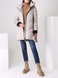 Modische sportliche Jacke in Stone