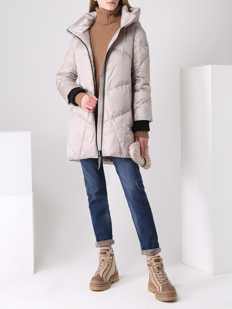 Modische sportliche Jacke in Stone