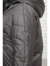 damen winterjacke mit kapuze grau